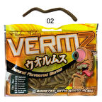 Fladen Vermz Kum Solucanı 8.5 cm 20'li Paket 02 Renk Silikon Yem