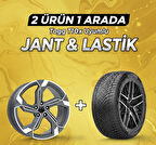 Togg T10x Uyumlu 225/60R18 Kış Lastiği 4 Adet Yılı:2025 + DY1708 MGMD 18"Jant 4 Adet