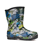 514 Çocuk Okul Öncesi Sıcak Astar Yağmur Çizmesi