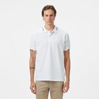Nautica Erkek Beyaz Classic Fit Polo Yaka T-Shirt