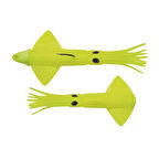 JLC IKA 20 Combo Set 36gr 12.1cm #02 Glow Yellow (2+1) Silikon Kalamar