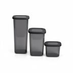 Runaway 3'lü Erzak Saklama Kabı - Hacimli ve Darbeye Dayanıklı