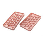 Yuvarlak Buz Yapma Kalıbı 33Parça Kapasiteli Profesyonel Buz Küreleri