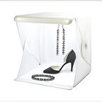 Profesyonel Ürün Fotoğraf Çekim Çadırı Beyaz LED Işıklı Arka Plan