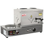 Anka Paslanmaz Eko Elektrikli Çay Kazanı 1 Demlikli 14 Litre Pleytli