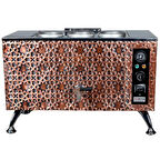 Anka Pro Elektrikli Full Otomatik Çay Kazanı 3 Demlikli 30 Litre Bakır