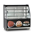 Dampak 130cm Sıcak Pasta Teşhir Dolabı 130 x 70 x 130 (cm)