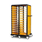 Gastrolley İkili Servis Tepsi Arabası 150 (2 Yanı Kapalı) 101 x 71 x 174 (cm)