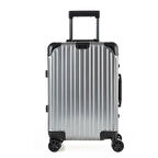 CCS 5250 Çekçekli Alüminyum Kasa Kabin Valiz Gri