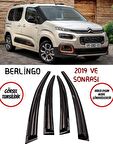 Citroen Berlingo 2019 ve Sonrası Cam Rüzgarlığı 4lü