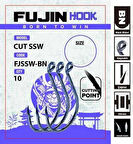 Fujin Cut SSW Delikli Kaynaklı Çapraz Octopus Kancası 1 no