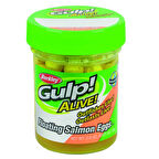 Berkley Gulp Alive Floating Salmon Eggs Sahte Yemi SHERBET BLAST