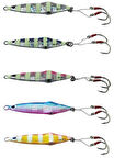 Savage gear Squısh Jig 11,5cm 130g Sahte Balık Glow Zebra