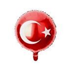 FOLYO BALON TÜRK BAYRAK 18'' 45CM D.Ü 5TL