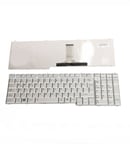 Toshiba Satellite L500-1ZV Klavye Gümüş Türkçe Gri