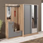 ABRE VM-36300 ANTRASİT VESTİYER PORTMANTO