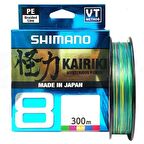 Shimano Kairiki 8 Multi Color 0,19mm 300mt 8kat İp Misine