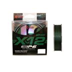 Captain X12 Power PE İp Misina 0,24mm 150mt Dark Green