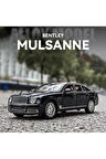 Bently Diecast Metal Model Araba Koleksiyon Araba Sesli Işıklı 21 Cm Bently Mulsanne Araba 1:24