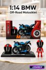 1:14 Çek Bırak Sesli Işıklı Diecast Model Yarış Motosikleti - Hediyelik Oyuncak Motor