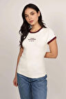 Kadın T-Shirt - Beyaz | L