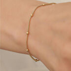 14 Ayar Altın Toplu Tondo Bileklik