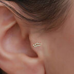 14 Ayar Altın Taç Tragus