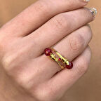 14 Ayar Altın Nar Tanesi Telkari Yüzük