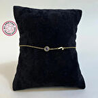 Uretti - Mehtap 4435 - El Yapımı 925 Ayar Gümüş Halhal - Gold