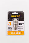 SE1-2SM Kompresör Bağlantı Konnektörü 1/4" ROTOR