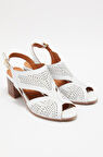 VENÜS 1857213Y TOPUKLU DERİ GÜNLÜK KADIN SANDALET