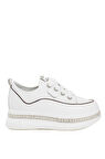 GUJA 24K308-1 TAŞ SARGILI KALIN TABAN KADIN SNEAKER AYAKKABI