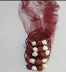 Kına Gecesi Kına Malzemesi Nedime Tacı Kına Tacı tüllü 10 adet bordo renk