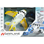 Uzaktan Kumandalı Işıklı Sesli Şarjlı İçinden Araç Çıkan Uçak