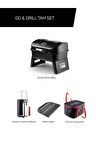 Guruss Go Grill Barbekü Mangal Tam Set Siyah