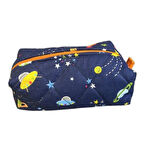 Uretti - Ege 7366 El Yapımı Pamuk Kumaş Kalemlik / 10cm x 18 Cm