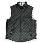 Uretti - Kasım 7275 - Erkek Suni Deri Çift Taraflı Yelek