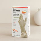 Pudrasız Slimfit Muayene Eldiveni L-XL Krem