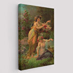 Çiçek Taoplayan Kadınlar Tablosu-6483