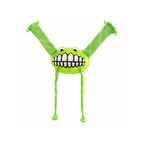 Rogz Toyz Grinz Flossy Gülen Surat Diş Bakım Köpek Oyuncağı Yeşil Large 24 Cm