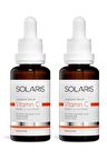 Solaris Leke Karşıtı C Vitamini Cilt Serumu 30 ml x 2 Adet (3% Ethyl Ascorbic Acid ve Niacinamide)
