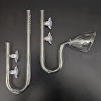 Cam Aparat Düz Emiş + Çan Ağız Veriş 13 mm