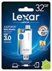 Lexar 32 GB Jumpdrive M20 2in1 Mobil OTG USB 3.0 Bellek Android