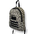 Balp Modern Tasarım Askeri Desenli Bej Renk Hem Sırt Hem Laptop Çantası