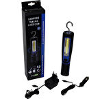 Mais LED Taşınabilir Araç Lambası 360° Ayarlanabilir 260 Lümen Şarj Edilebilir 3W COB Far 1W El Feneri 650M004