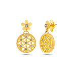 14 Ayar Altın Mandoria Küpe 1092