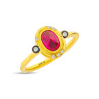 14 Ayar Altın Elvera Yüzük 934