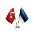 Estonya İkili Masa Bayrağı