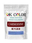 Carmoisine E122 Vişne Kırmızı Toz Gıda Boyası  250 Gr