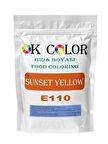 Sunset Yellow E110 Gün Batımı Sarısı Toz Gıda Boyası 500 Gr